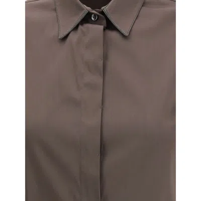 Brunello Cucinelli Women Sleeveless Shirt In Multi