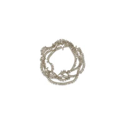 Brunello Cucinelli Women Silver Knotted Bracelet In Silver