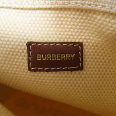 Pre-owned Burberry Beige Canvas Pochette Shoulder Bag () In Sand
