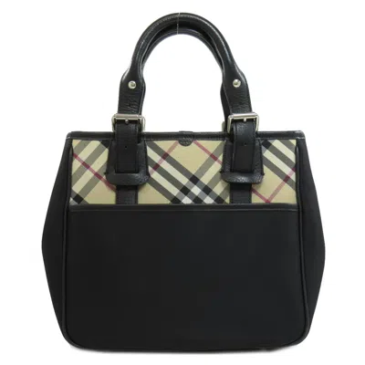 Pre-owned Burberry Black Nylon Tote Bag ()
