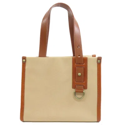 Pre-owned Burberry Brown Canvas Tote Bag ()