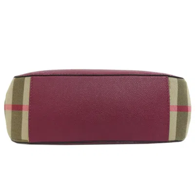 Pre-owned Burberry Purple Leather Shoulder Bag ()
