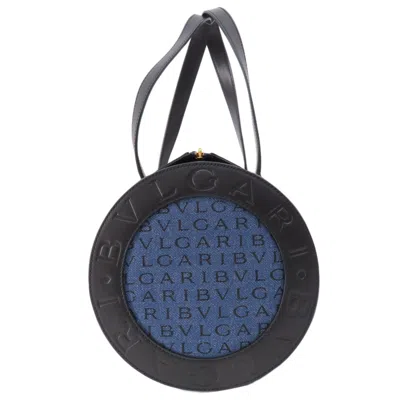 Pre-owned Bvlgari Blue Denim Handbag ()