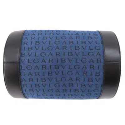 Pre-owned Bvlgari Blue Denim Handbag ()