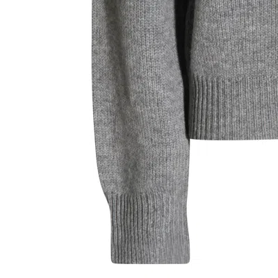 Allude Sweaters Blacks And Greys In Gray