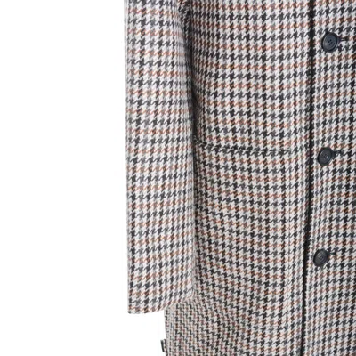 Mackage Houndstooth-pattern Coat In Multi
