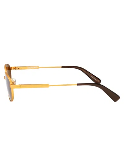 Jacquemus Alba Sunglasses In Gold