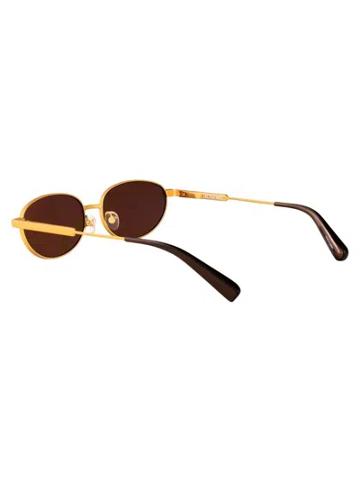 Jacquemus Alba Sunglasses In Gold