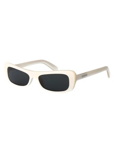 Jacquemus Sunglasses In White