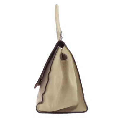 Pre-owned Celine Beige Leather Tote Bag () In Sand