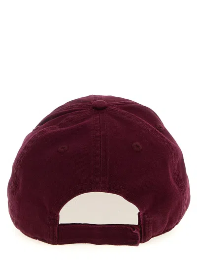 Attico The  Logo Embroidery Hat In Red