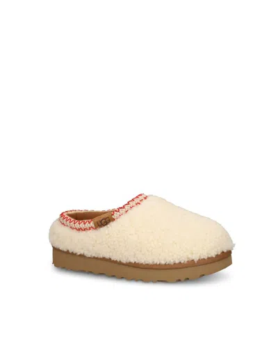 Ugg Tasman Maxi Curly 1158356-nat Slippers Womens Beige Sheepskin Slip On Gug183 In Brown