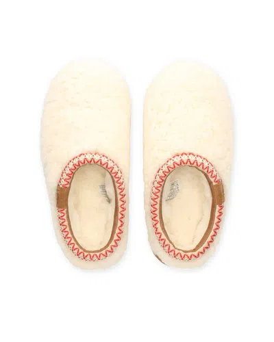 Ugg Tasman Maxi Curly 1158356-nat Slippers Womens Beige Sheepskin Slip On Gug183 In Brown