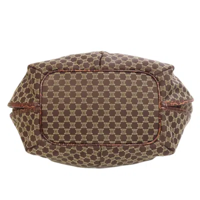 Pre-owned Celine Brown Nylon Leather Tote Bag ()