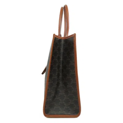Pre-owned Celine Dark Brown Pvc Tote Bag ()
