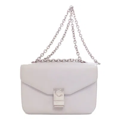 Pre-owned Celine Gray Leather Shoulder Bag ()