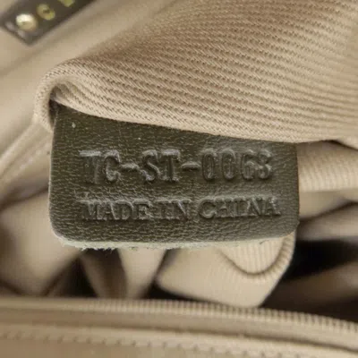 Pre-owned Celine Macadam Beige Canvas Tote Bag () In Sand