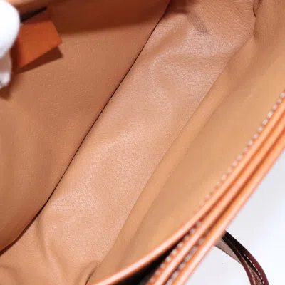 Pre-owned Celine Céline Macadam Brown,gold Canvas Shoulder Bag () In Multi