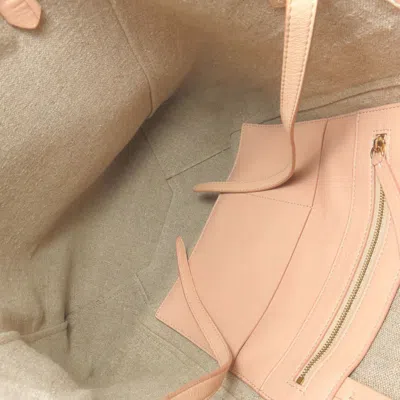 Pre-owned Celine Pink Leather Tote Bag ()