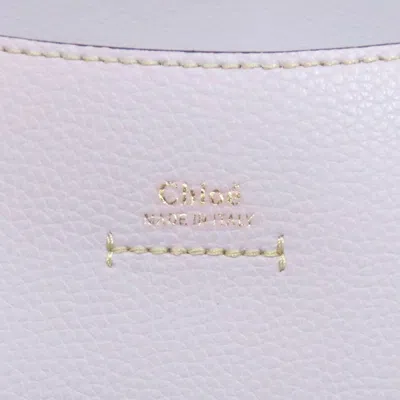 Pre-owned Chloé Light Purple Purple Leather Shoulder Bag ()