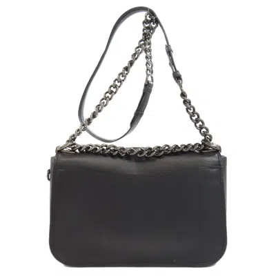Pre-owned Coach Black Leather Shoulder Bag ()