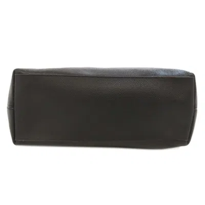 Pre-owned Coach Black Leather Tote Bag ()