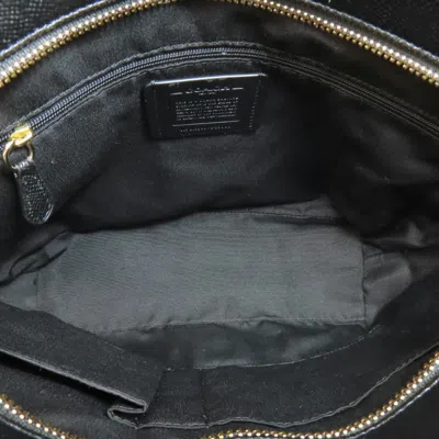 Pre-owned Coach Black Leather Tote Bag ()