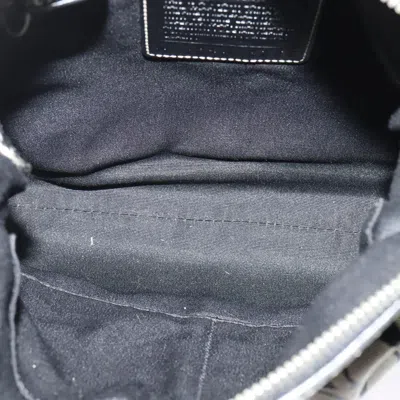 Pre-owned Coach Gray Canvas Shoulder Bag ()