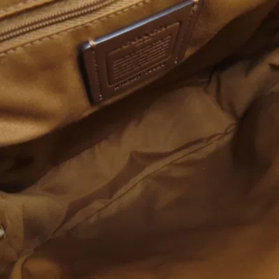 Pre-owned Coach White Leather Backpack ()