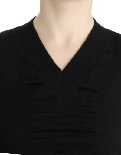 Costume National Elegant V-neck Lightweight Sweater In Multi