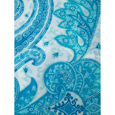 Etro White Viscose Casual Dress In Black