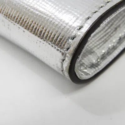 Pre-owned Fendi Black Silver Leather Tote Bag () In Multi