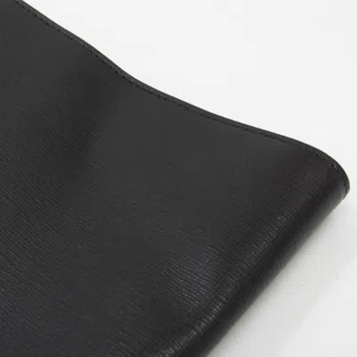 Pre-owned Fendi Black Silver Leather Tote Bag () In Multi