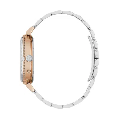 Gc Gray Stainless Steel Dress Watch In Gold