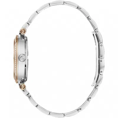 Gc Silver Stainless Steel Dress Watch In Gold