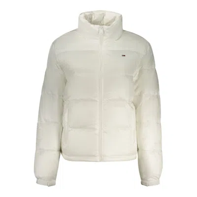 Tommy Hilfiger White Polyester Jackets & Coat In White