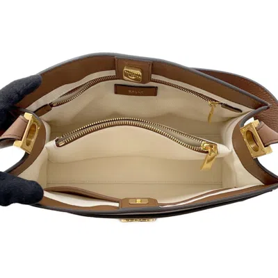 Pre-owned Bally Brown Leather Shoulder Bag ()