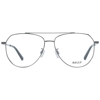 Bally Gray Metal Glasses  (frames) In Gray