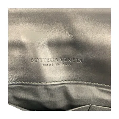 Pre-owned Bottega Veneta Black Intrecciato Clutch Bag ()