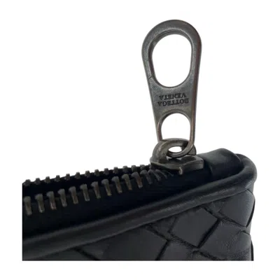 Pre-owned Bottega Veneta Black Intrecciato Clutch Bag ()