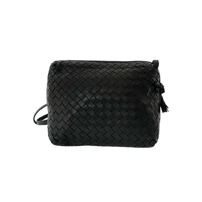 Pre-owned Bottega Veneta Black Leather Pochette Shoulder Bag ()