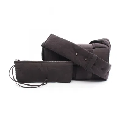 Pre-owned Bottega Veneta Black Nylon Shoulder Bag ()