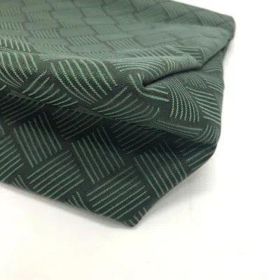 Pre-owned Bottega Veneta Green Intrecciato Clutch Bag Pouch ()