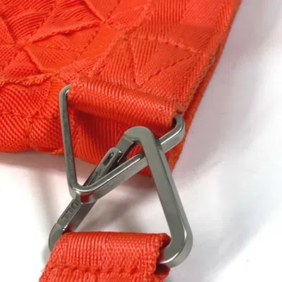 Pre-owned Bottega Veneta Orange Intrecciato Clutch Bag Pouch ()
