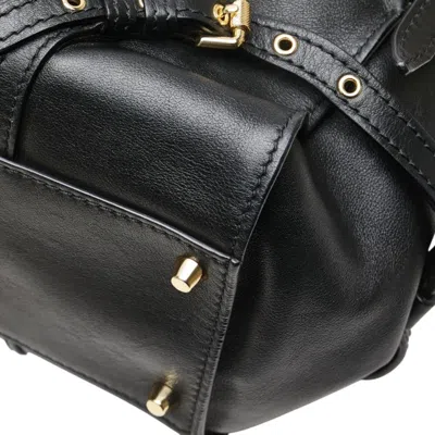 Pre-owned Burberry Black Leather Shoulder Bag Tote Bag ()