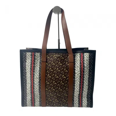 Pre-owned Burberry Multi-color Pvc Tote Bag ()