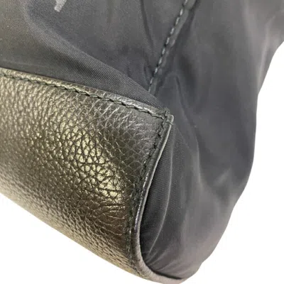 Pre-owned Bvlgari Black Nylon Leather Shoulder Bag ()