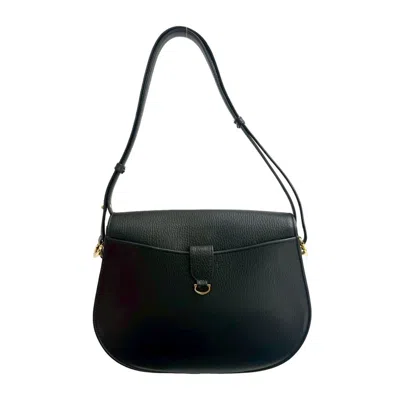 Pre-owned Cartier Black Leather Pochette Shoulder Bag ()