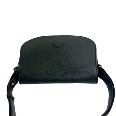 Pre-owned Cartier Black Leather Pochette Shoulder Bag ()