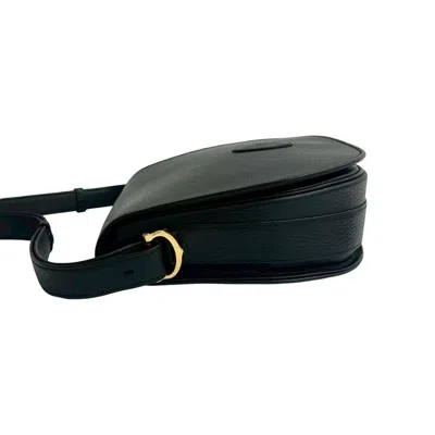 Pre-owned Cartier Black Leather Pochette Shoulder Bag ()